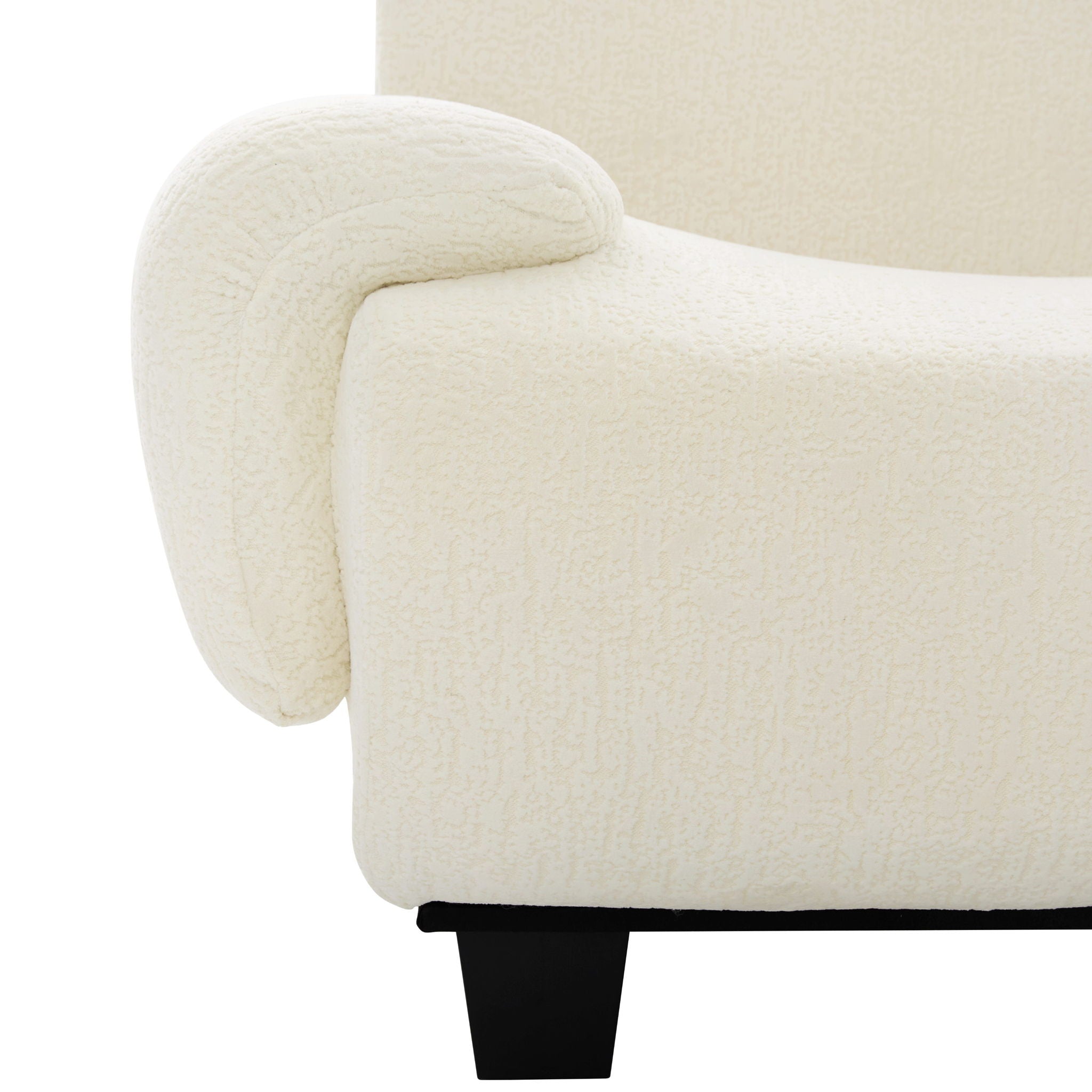 3 Seater Sofa Couch With Curved Armrests by HouseOfZazla