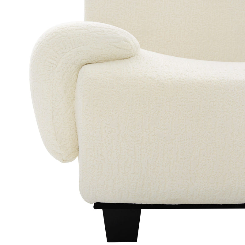 3 Seater Sofa Couch With Curved Armrests by HouseOfZazla
