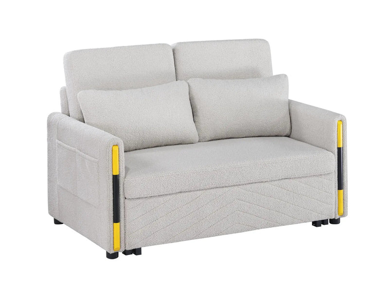 Percy - Teddy Sleeper Loveseat With Dual-Pull Sleeper Design by Unique Piece Furniture