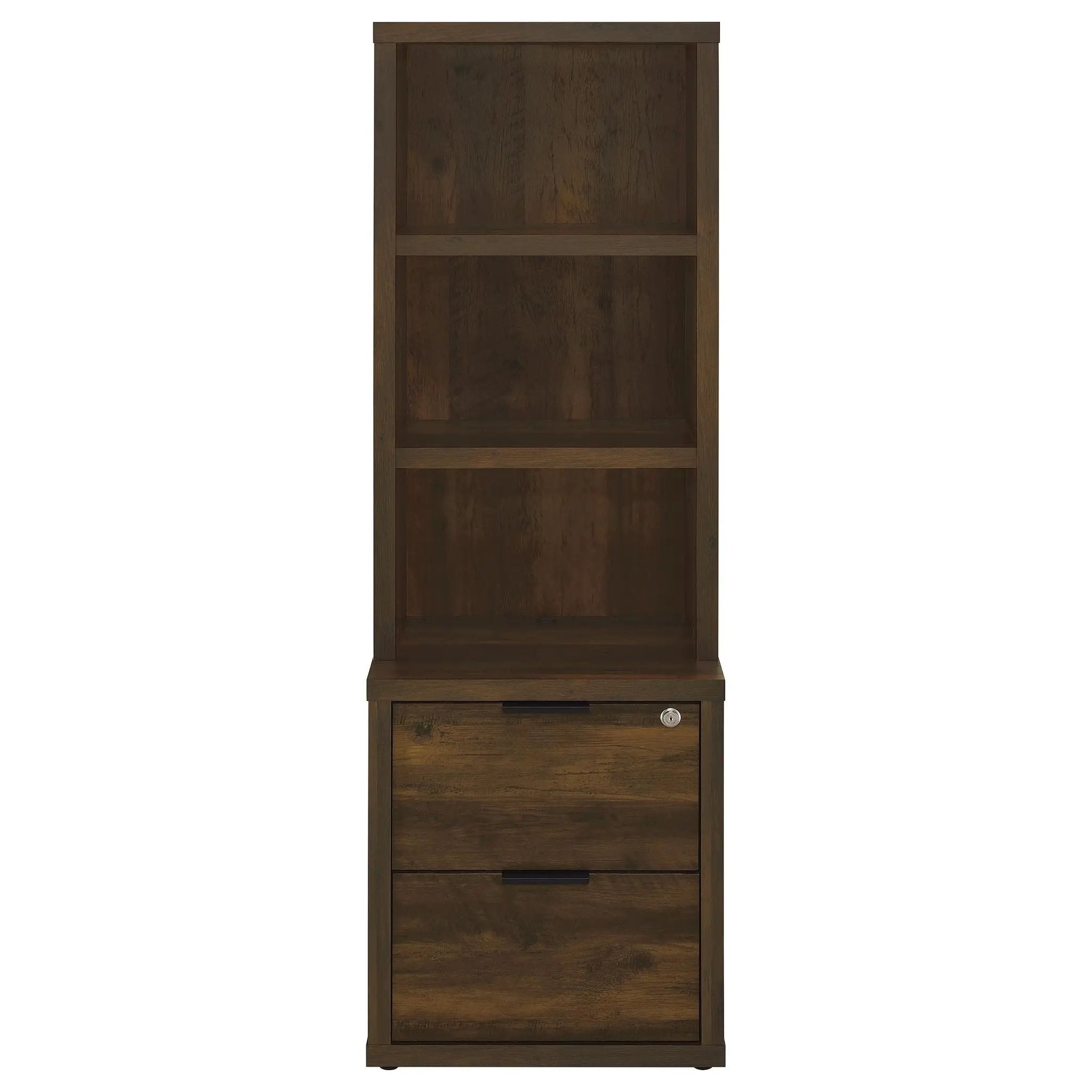 Geary - 3 Piece Wall Unit Bookcase Set With USB Storage