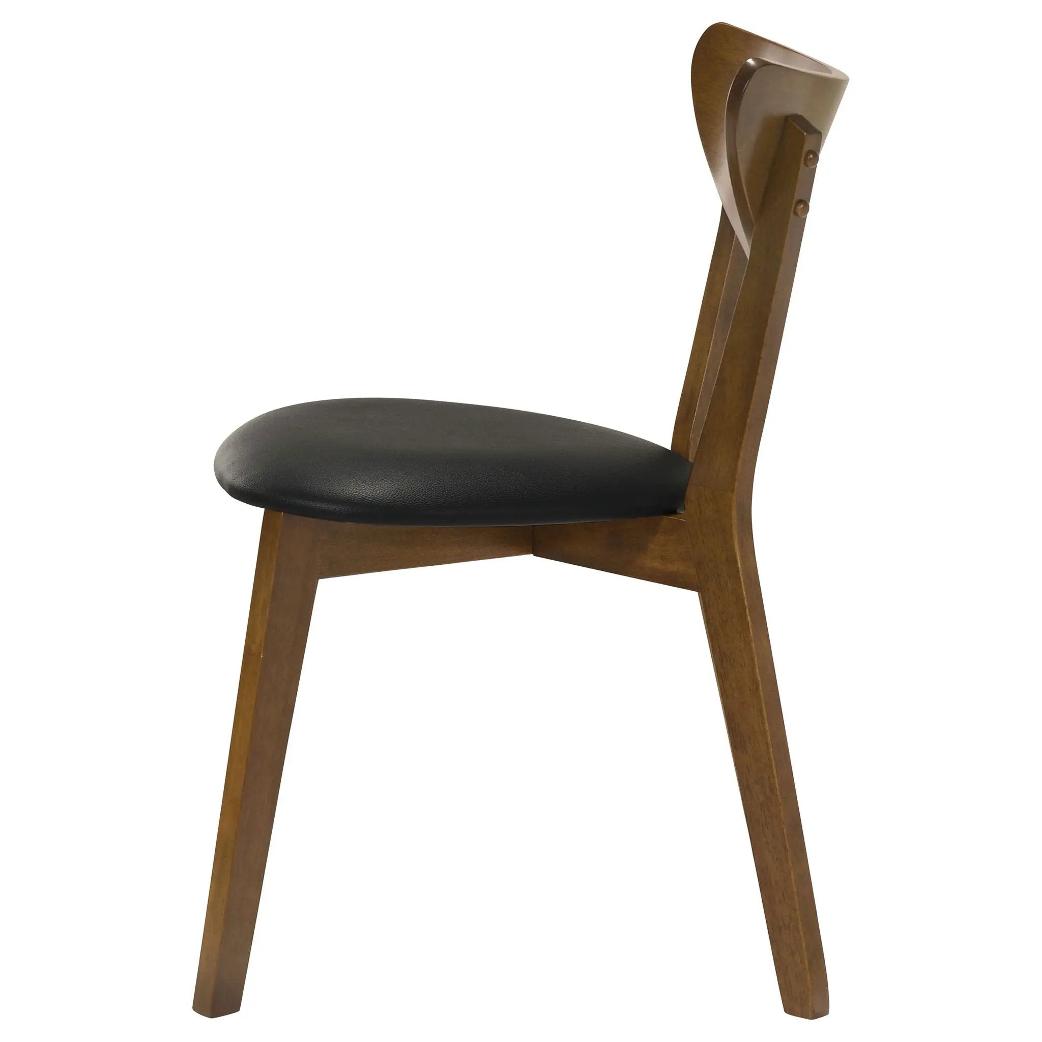 Jedda Wood Dining Side Chair Dark Walnut (Set of 2) by Unique Piece Furniture