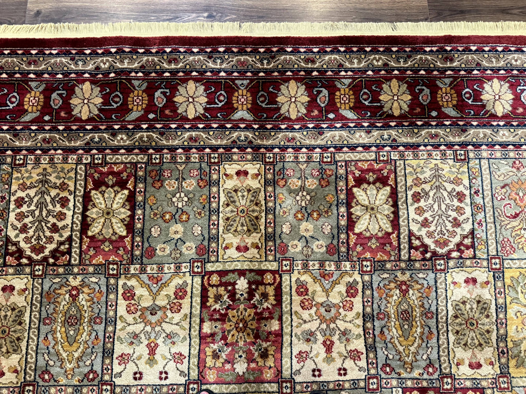 Karastan Bakhtiyari Rug 8.8 x 10, Antique Legends Karastan Wool Carpet #2200-202, Multicolor Panel by Jewel Rugs