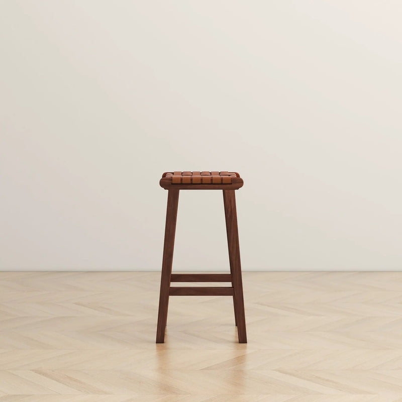James - Mid-Century Modern Genuine Counter Stool by Unique Piece Furniture