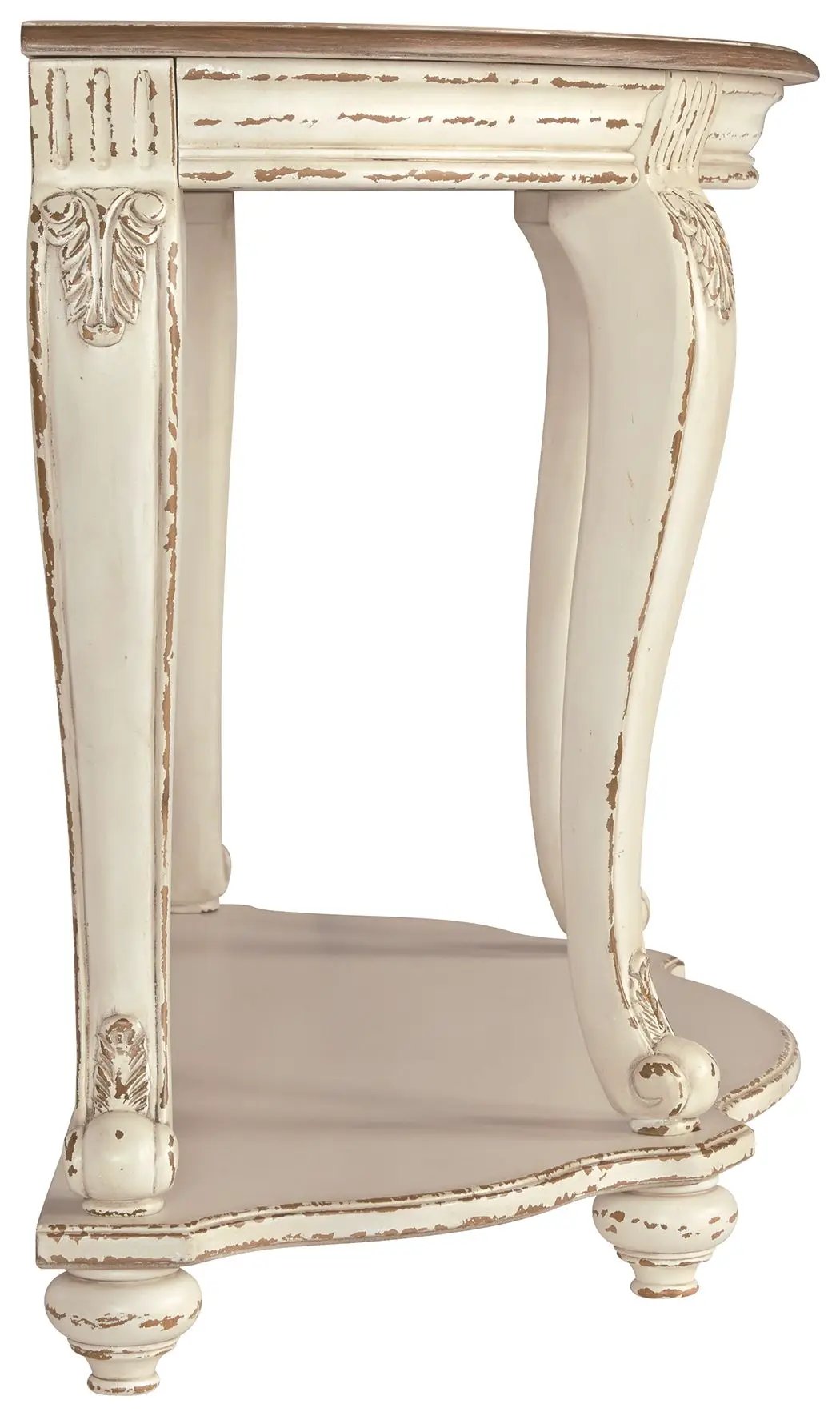 Realyn - Sofa Table - White / Brown by Unique Piece Furniture