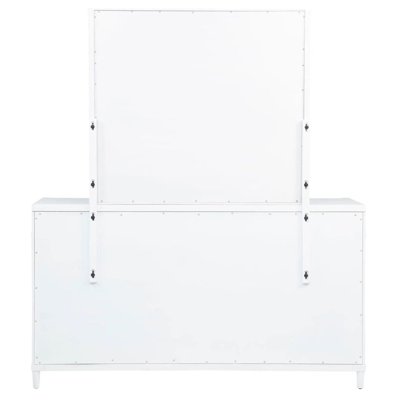 Gracemont 8-drawer Bedroom Dresser with Mirror White by Unique Piece Furniture