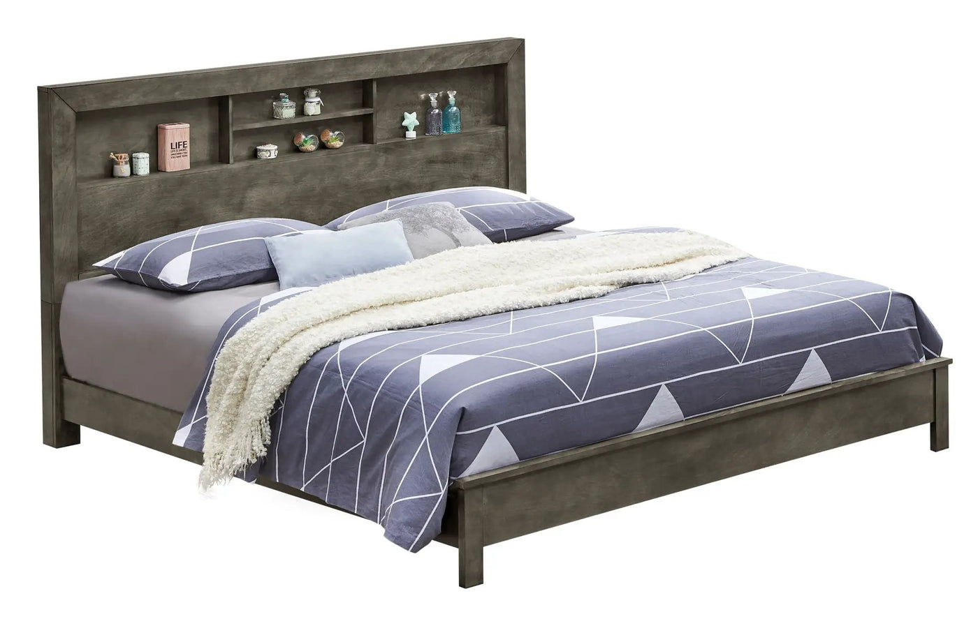 Bed With Transitional Design Stylish by HouseOfZazla