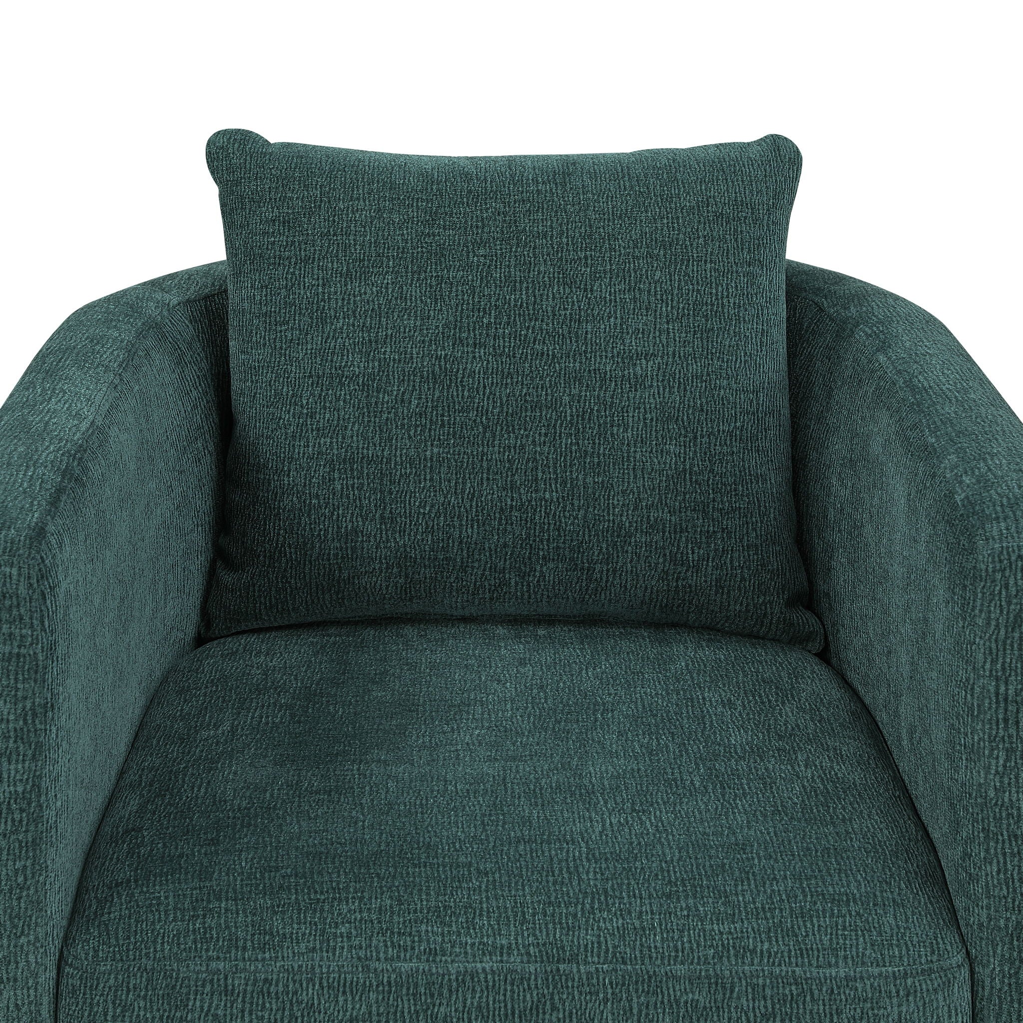 Sutton - Swivel Barrel Chair - Peacock by HouseOfZazla