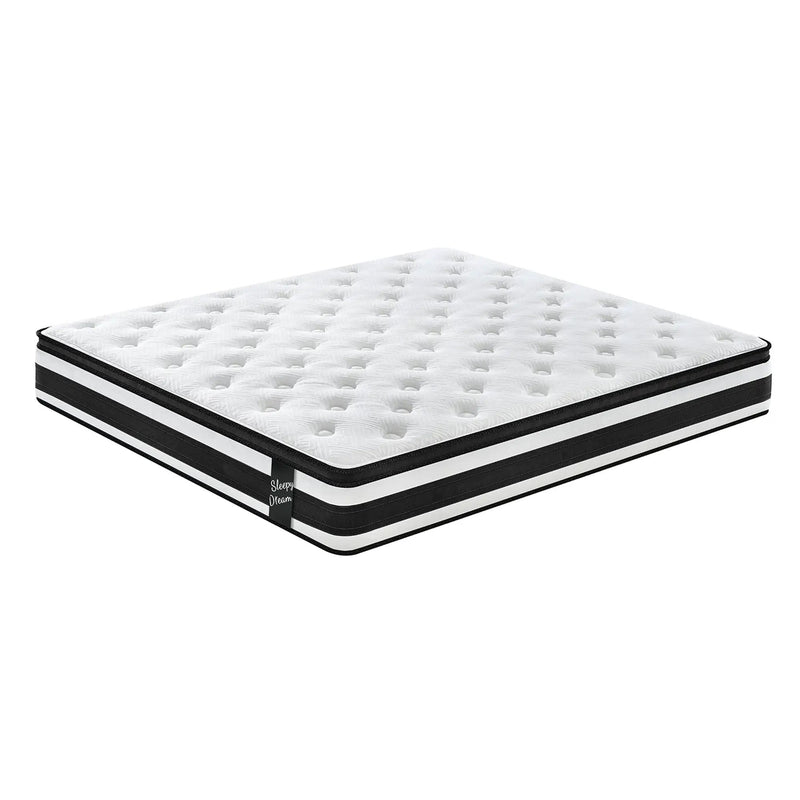 Full Size Hybrid Mattress Breathable Cool Knitted Fabric Cover by HouseOfZazla