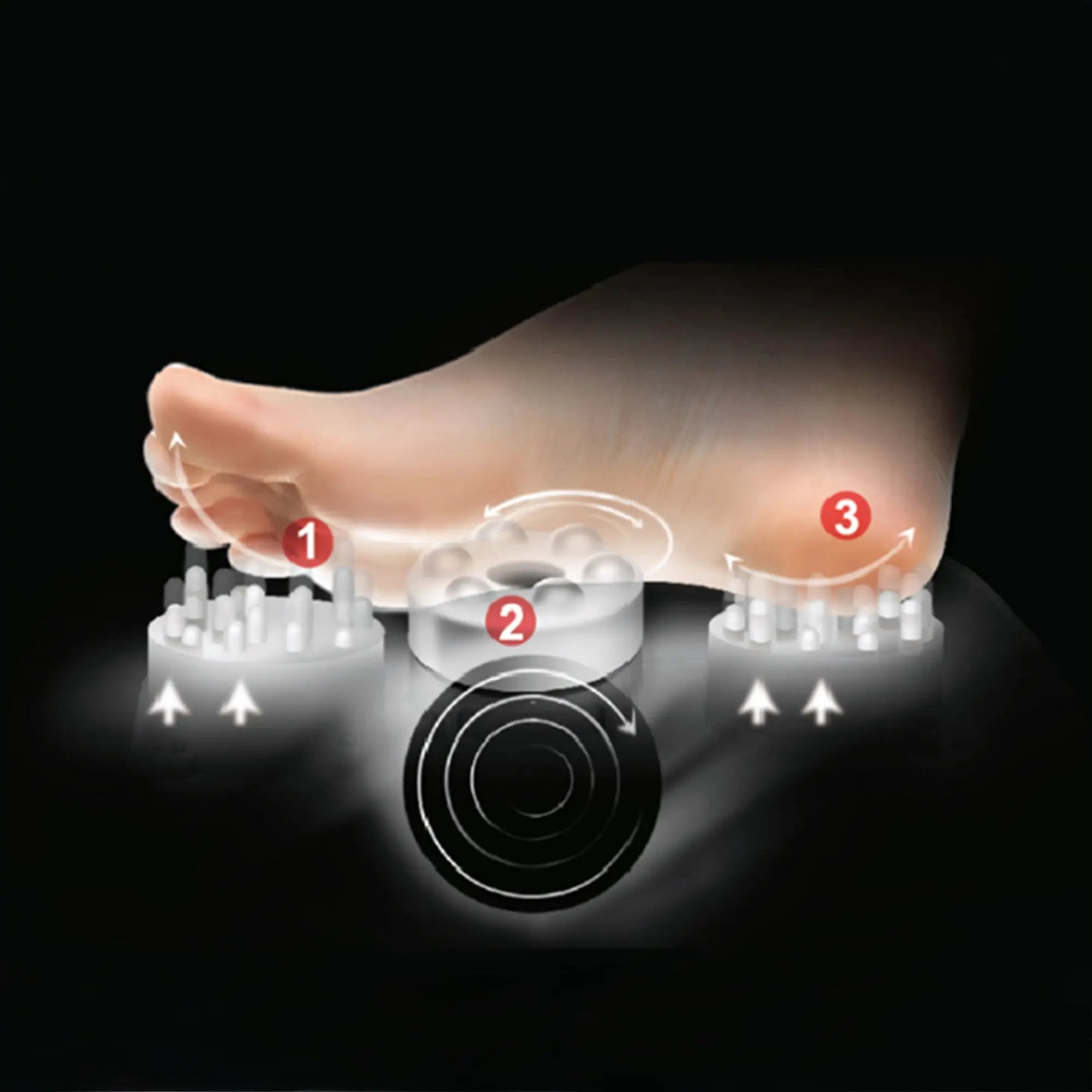 Foot Massager with Heat-Black by HouseOfZazla