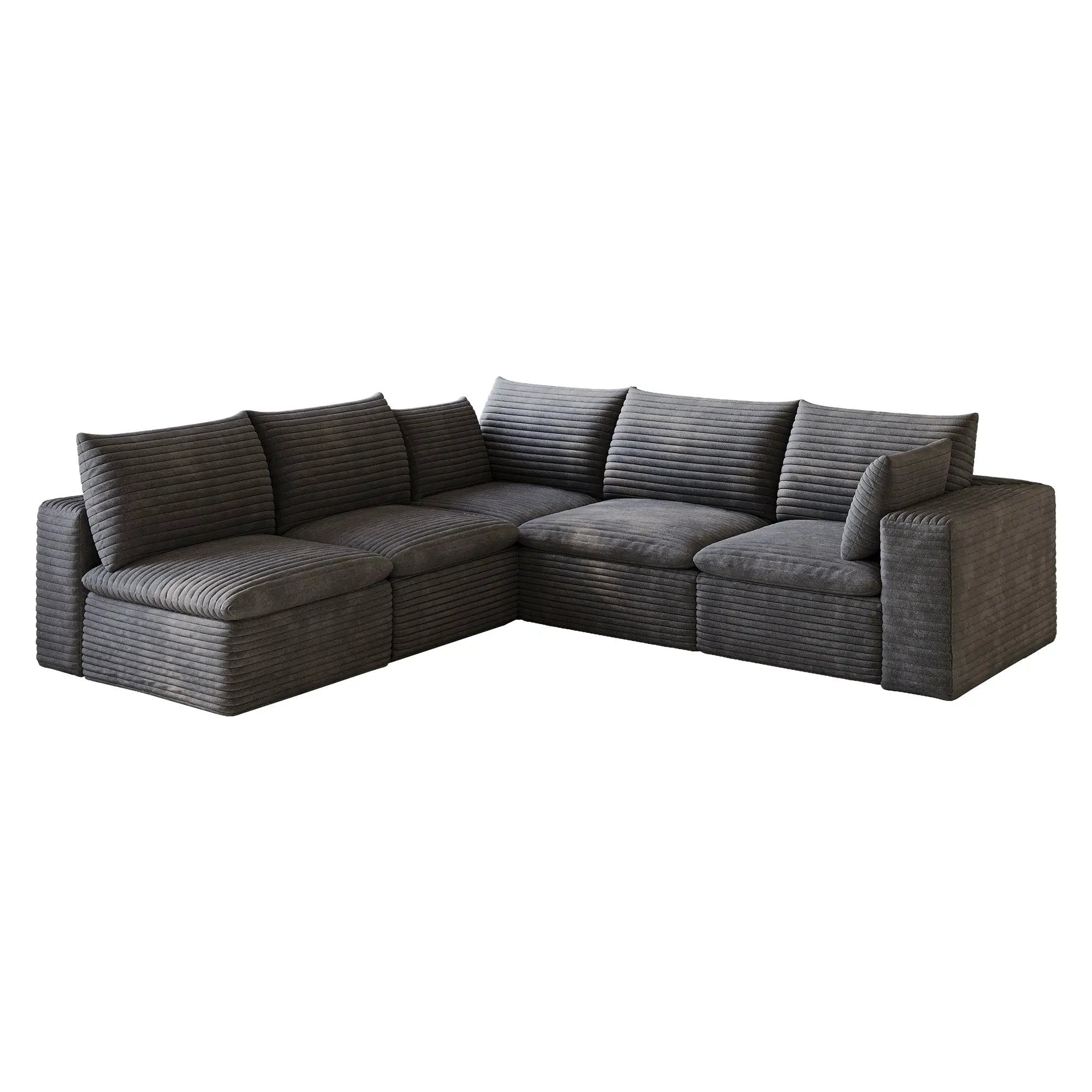 Cloud Sofa - Modular Design with Removable Cushions by HouseOfZazla