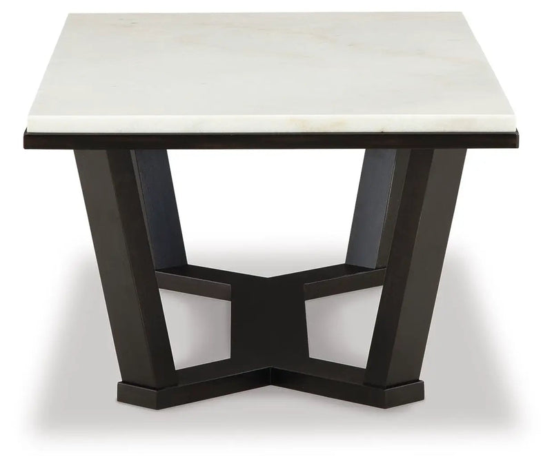 Fostead - Rectangular Cocktail Table - White / Espresso by Unique Piece Furniture