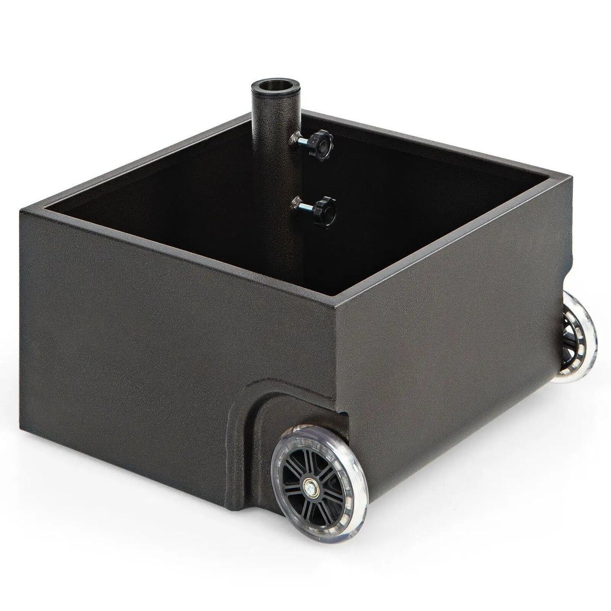 150 Pounds Patio Umbrella Base Stand Wheels Planter Outdoor, photo 3 of 7