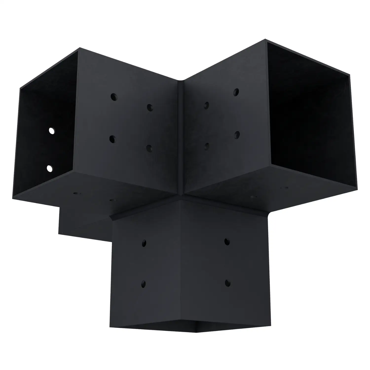 Pergola 4-Arm Post Bracket (for 4x4 Wood Posts) by Zen Pergolas