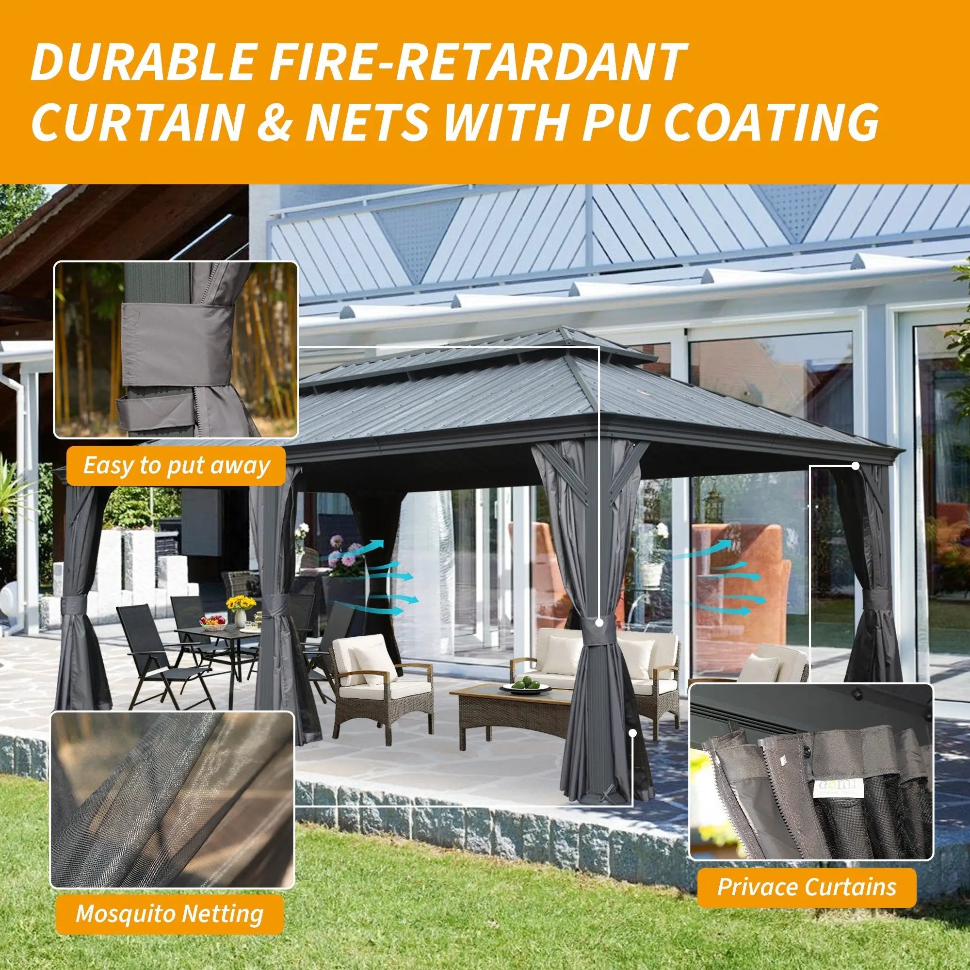 12' X 20' Hardtop Gazebo by HouseOfZazla