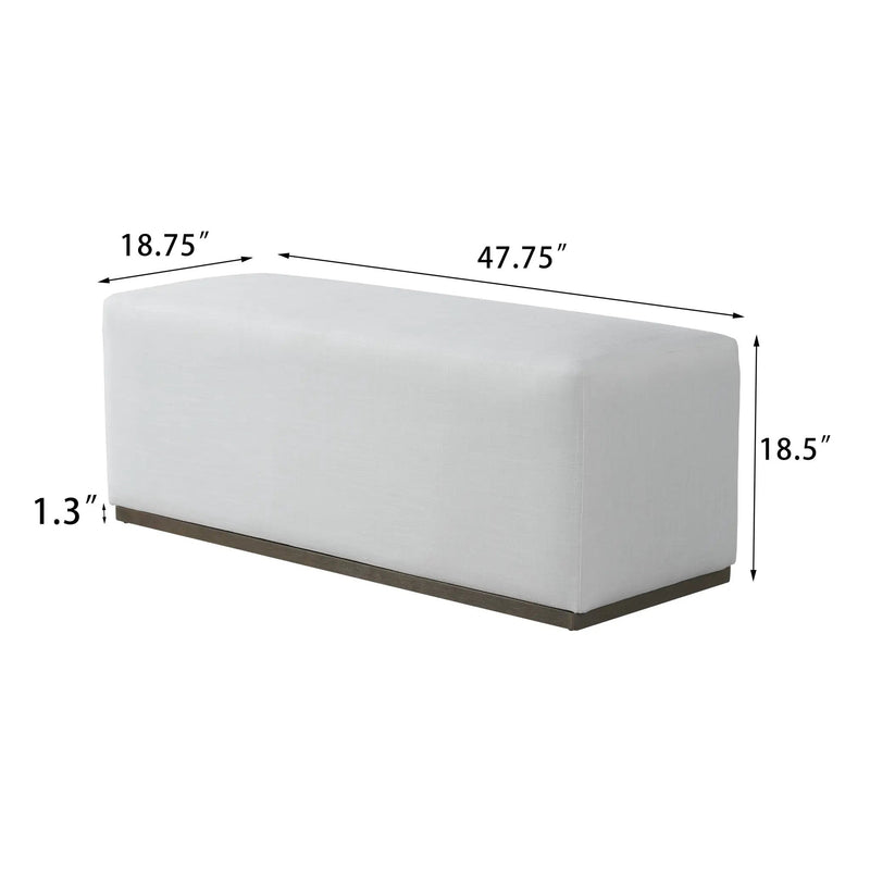 Simple and Elegant Footstool Bench by HouseOfZazla
