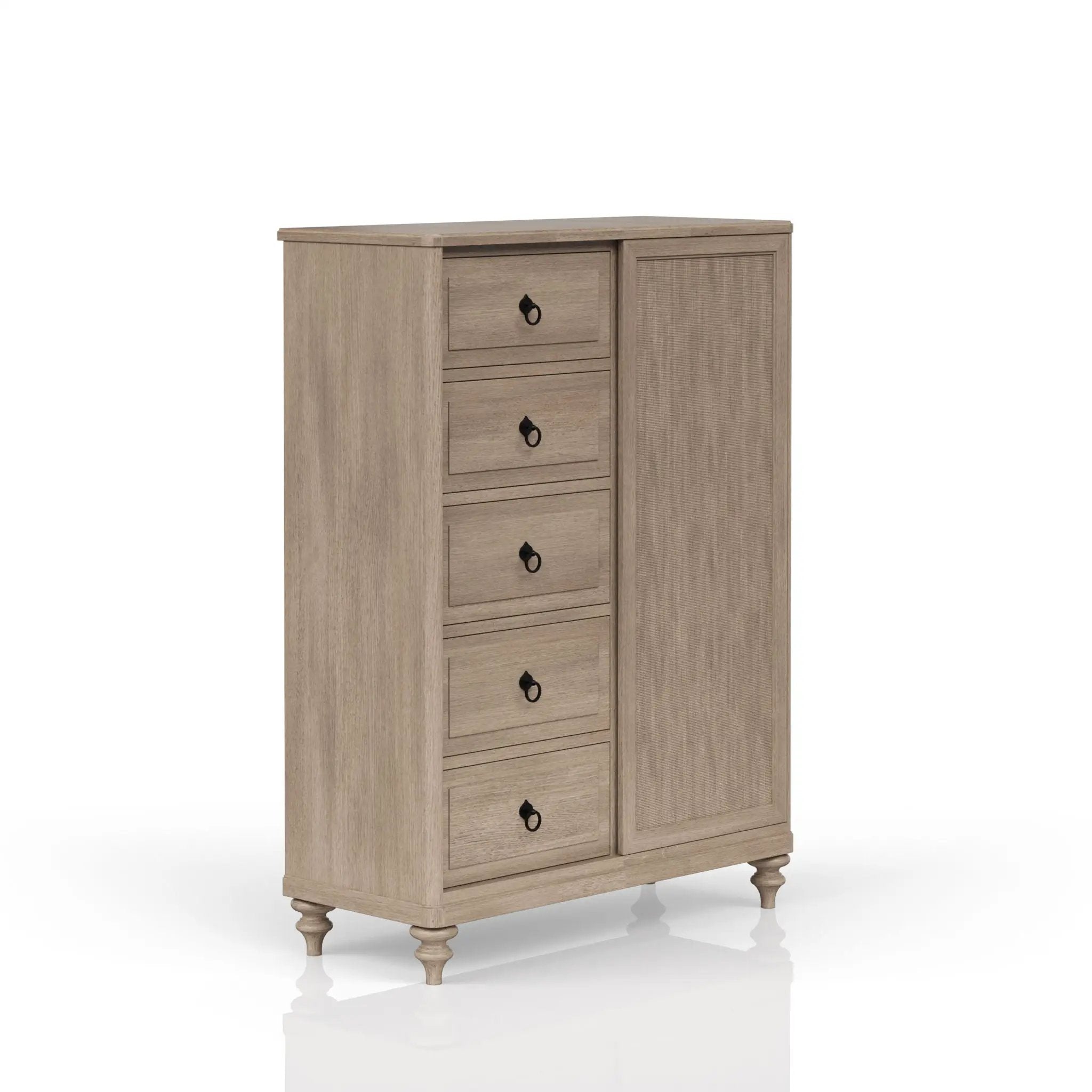5 Drawer Door Chest - Sand by Unique Piece Furniture