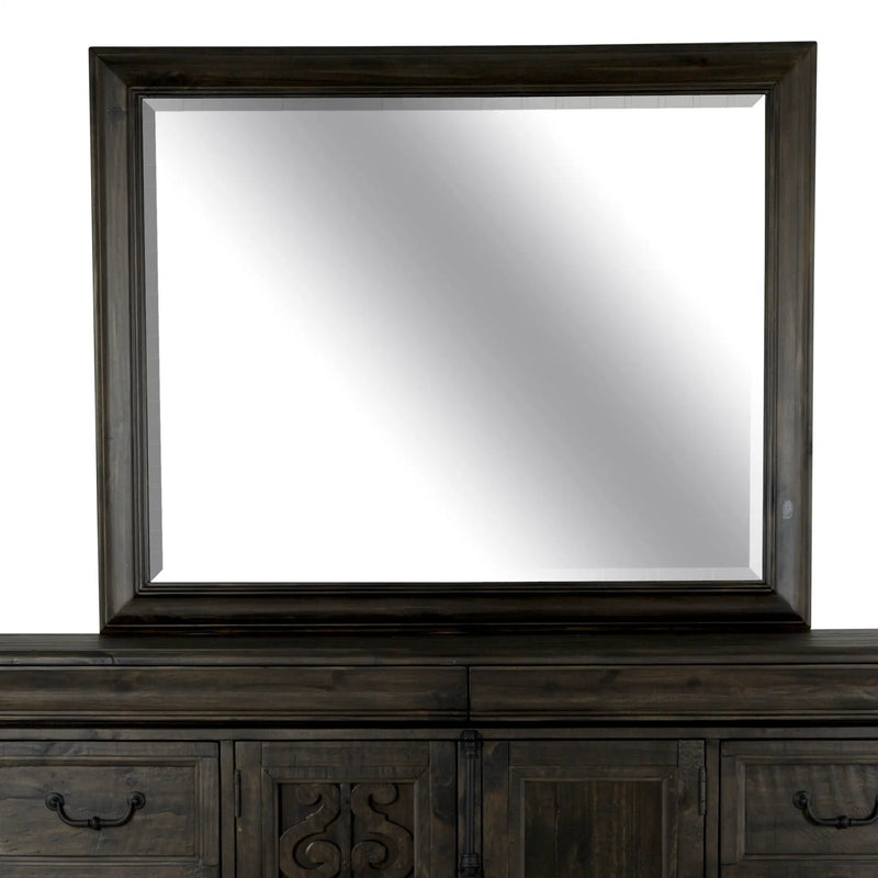 Bellamy - Landscape Mirror - Peppercorn by Unique Piece Furniture