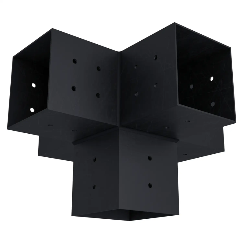 Pergola 5-Arm Post Bracket (for 4x4 Wood Posts) by Zen Pergolas
