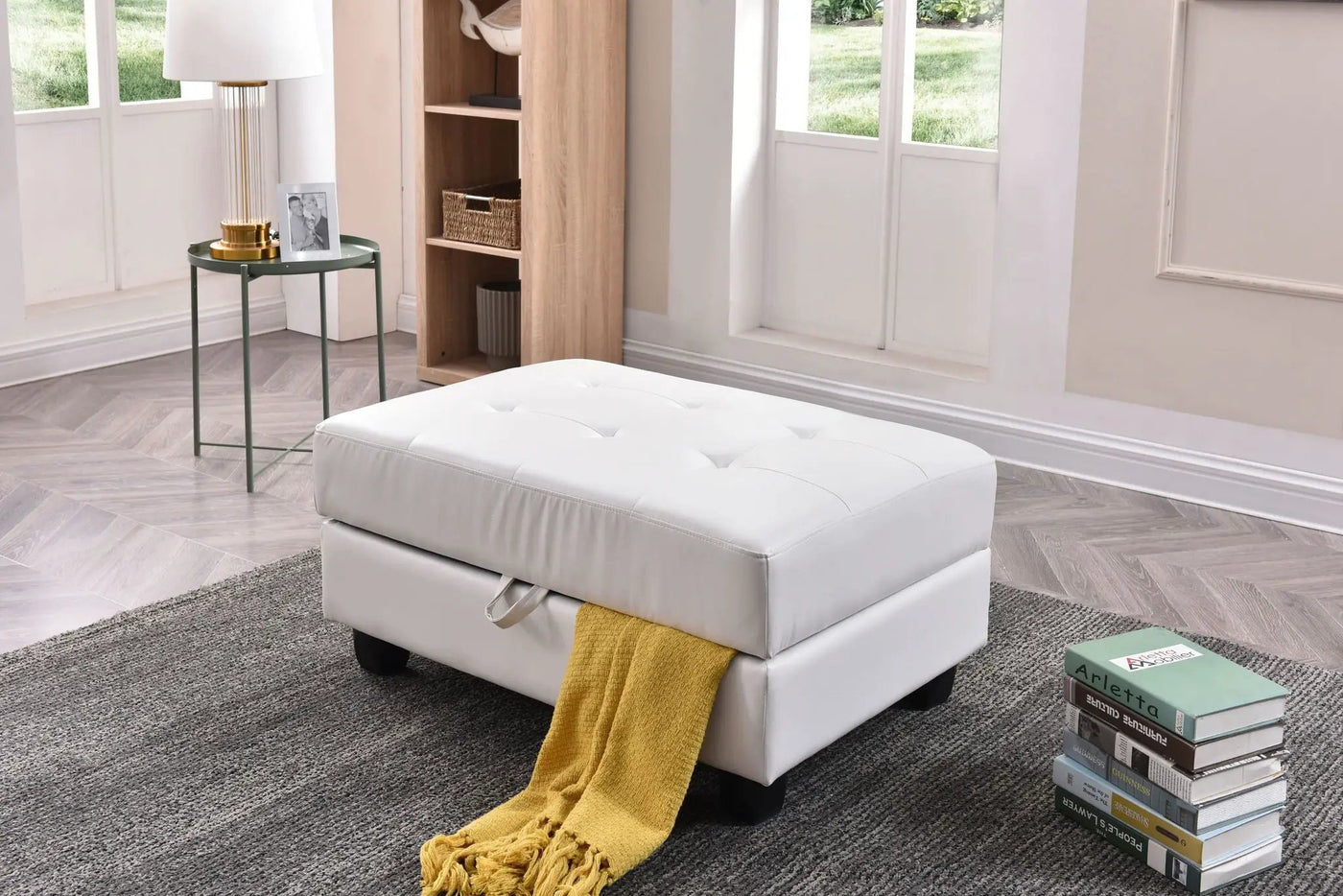 Stylish Storage Contemporary Ottoman by HouseOfZazla