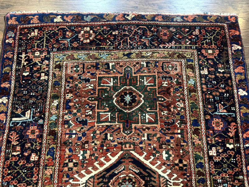 Antique Persian Karajeh Heriz Rug 5x6 by Jewel Rugs