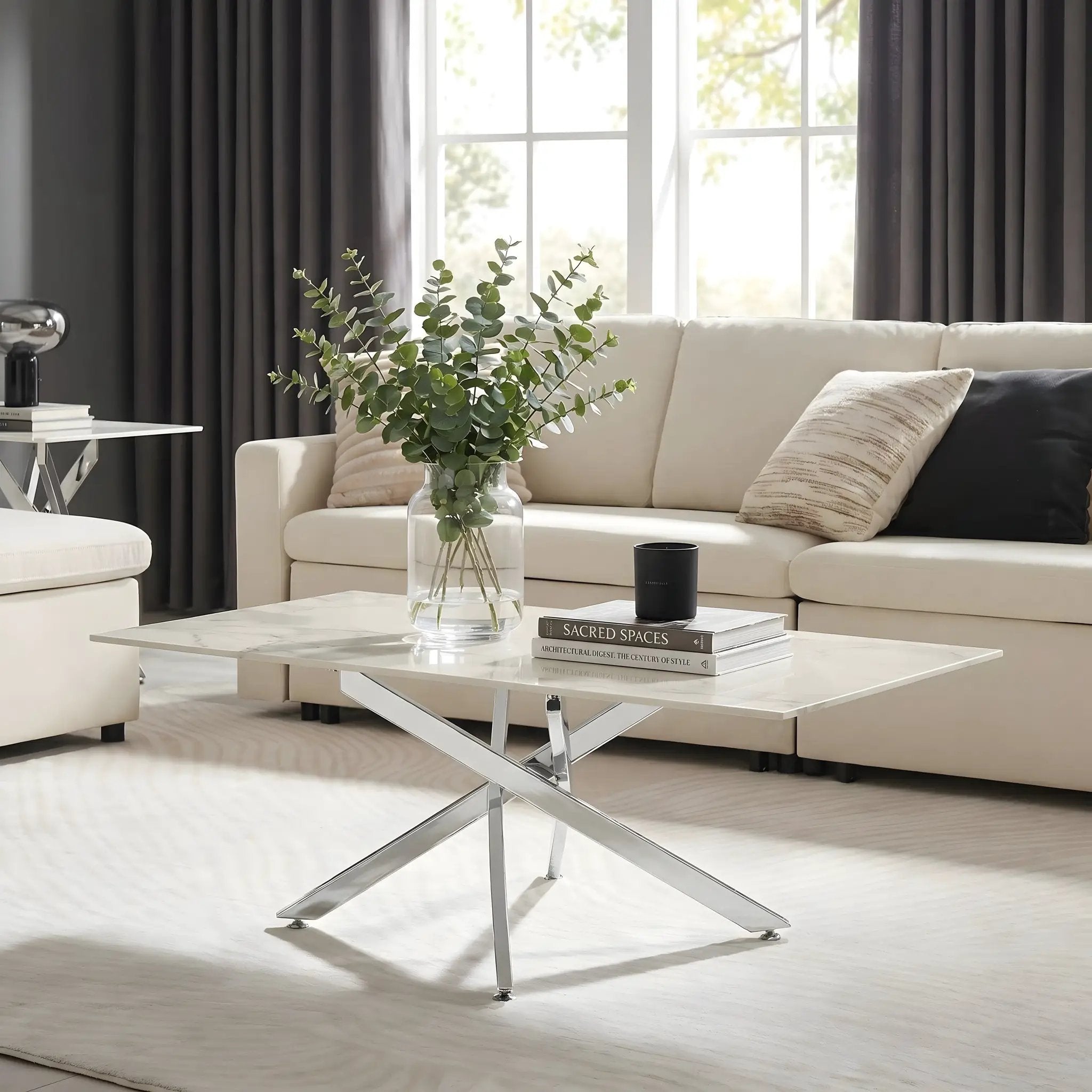 Faux Marble Tables by HouseOfZazla