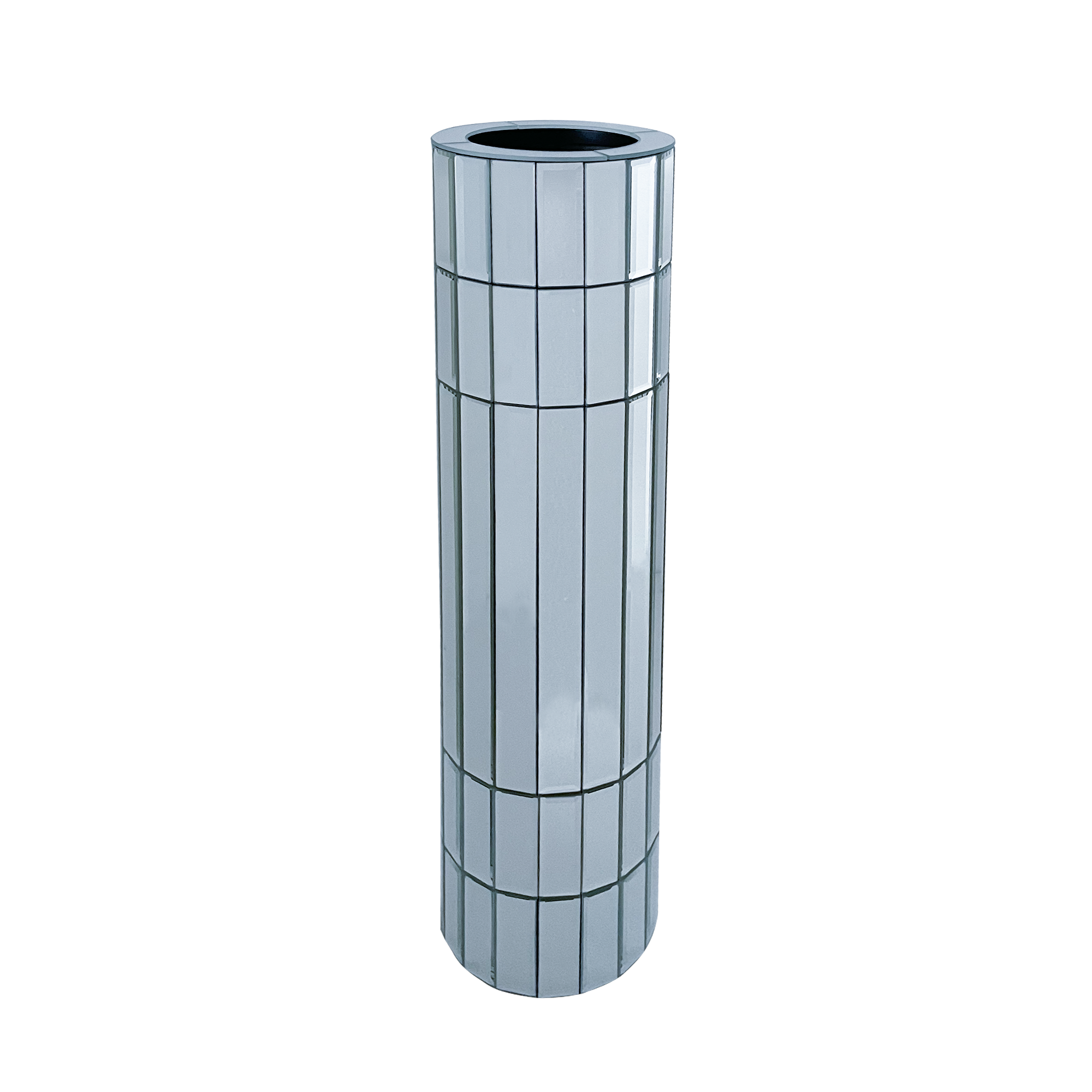 29.92" Tall Floor Vase Mirrored by HouseOfZazla