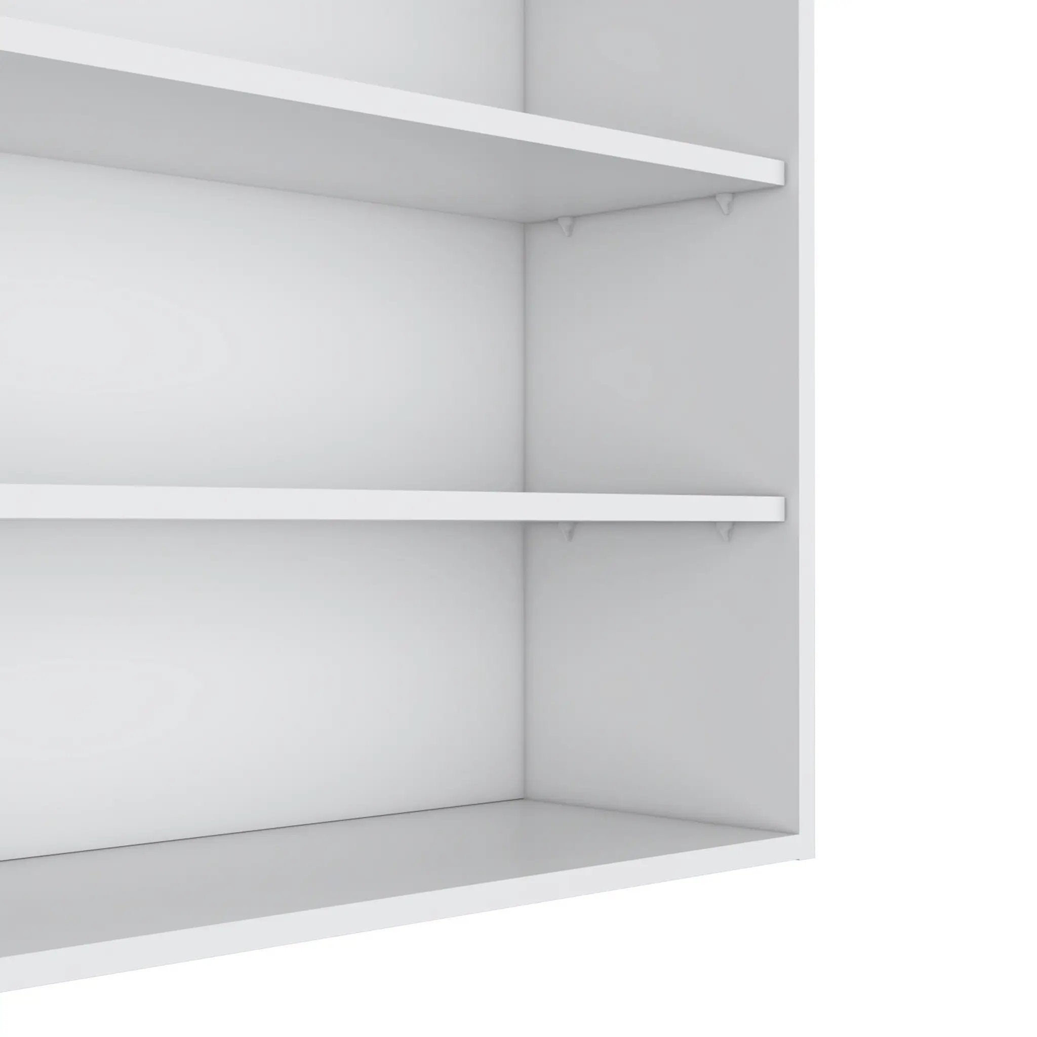Chinle Wall Cabinet in Melamine with Open Storage by HouseOfZazla