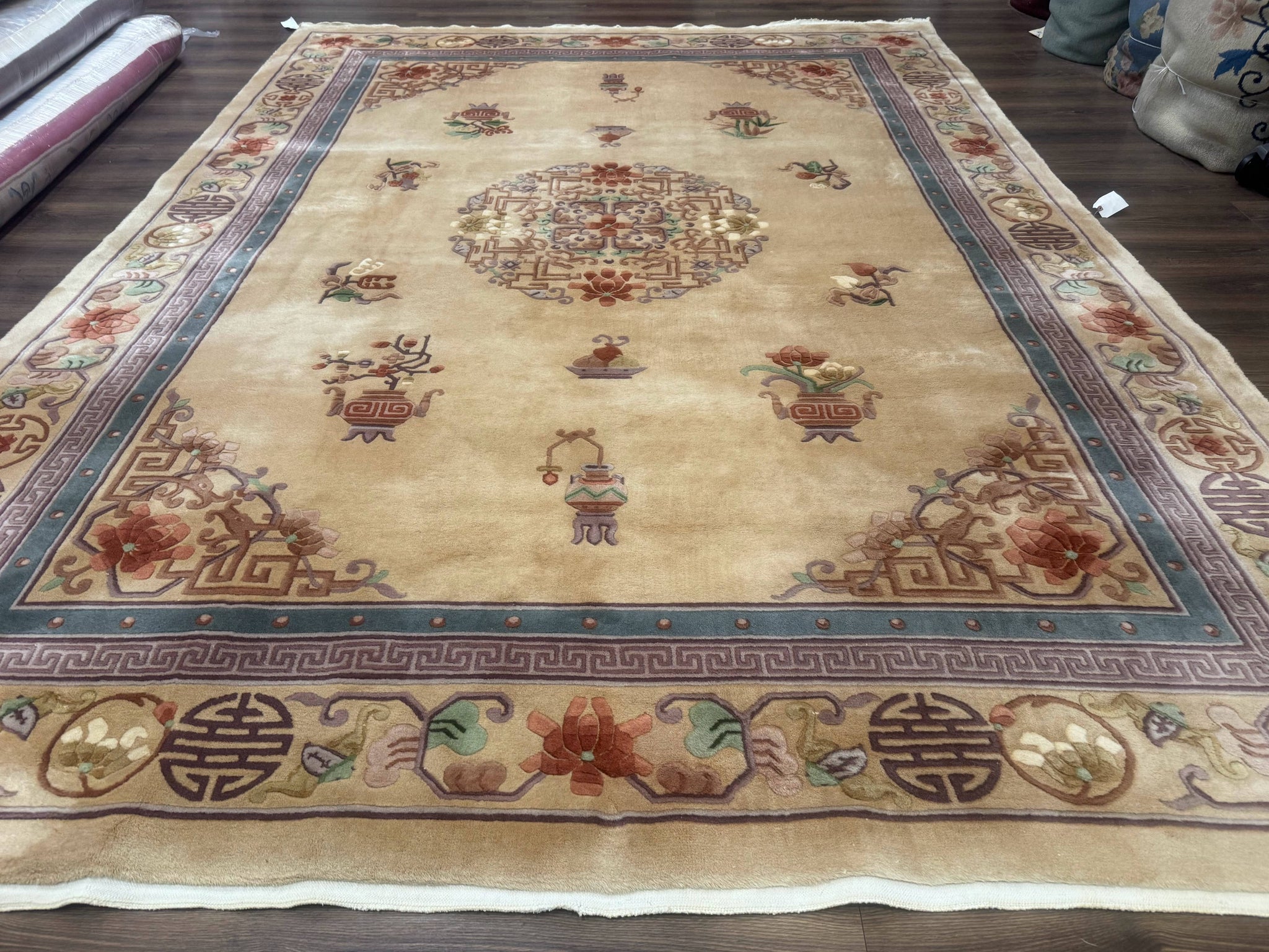 Chinese Wool Rug 8x12, Chinese 90 Line Rug by Jewel Rugs