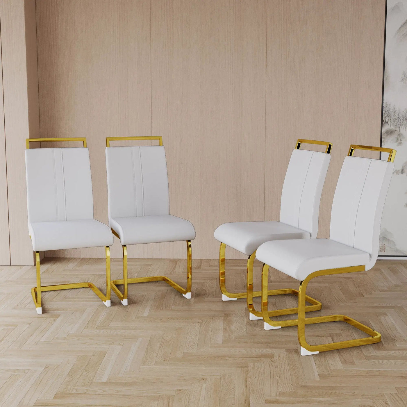 Side Dining Room Chair, Padded Seat High Back by HouseOfZazla