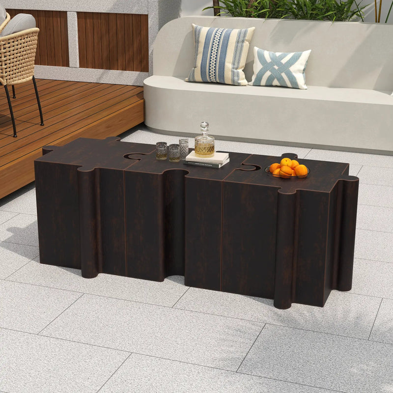 3-Piece Artistic Puzzle Table Set by HouseOfZazla