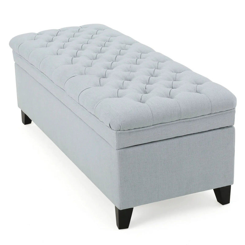 Juliana Storage Ottoman With Birch Legs by HouseOfZazla