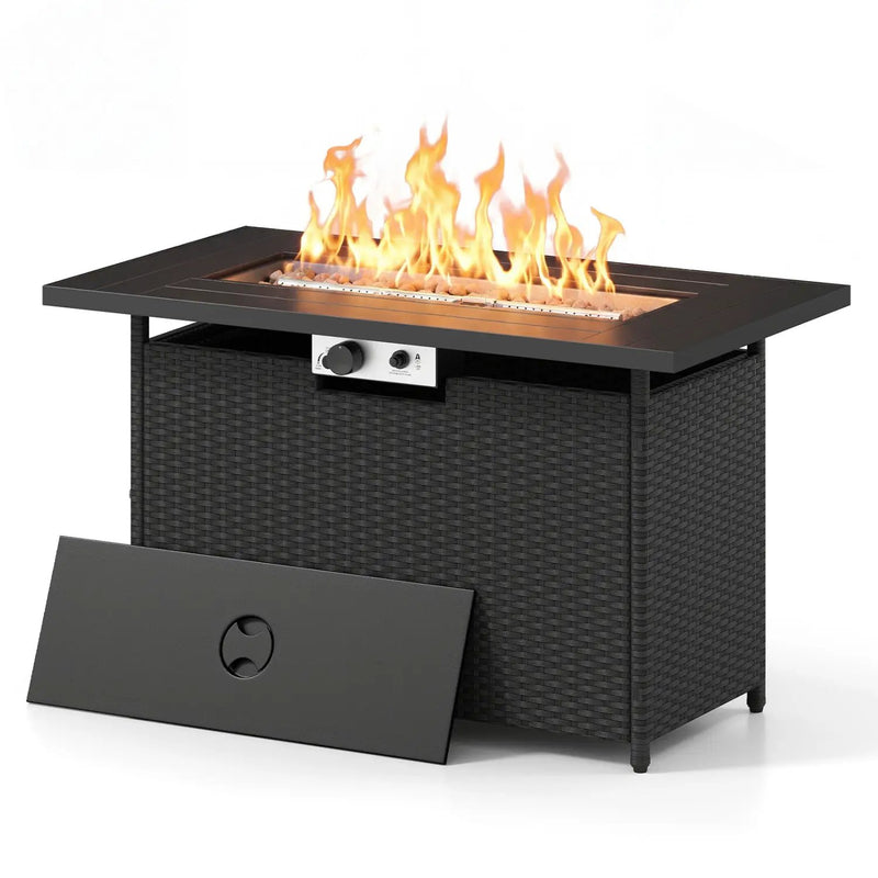 44.5" Propane Fire Pit Table with 50,000 BTU Burner by DirectDeals