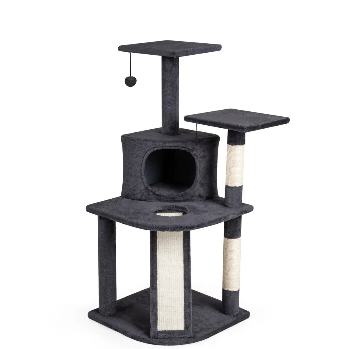 44 Inch Tall Kitten Tower with Condo and 2 Plush Perches, photo 3 of 3