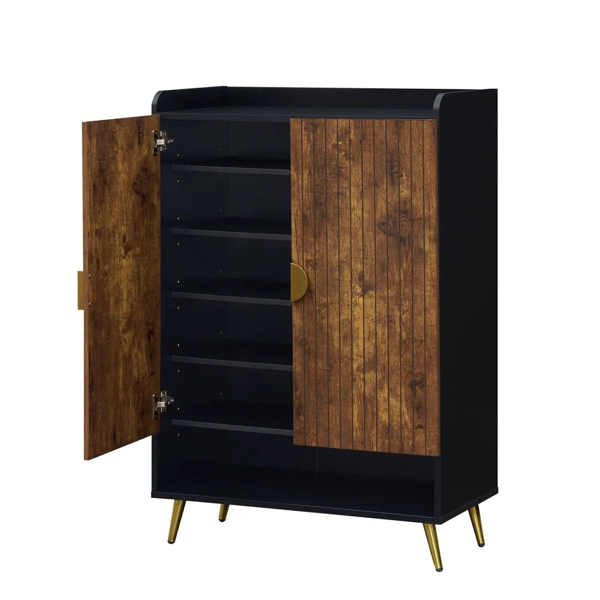 7-Tier Tall Shoe Storage Cabinet with Adjustable Shelves, photo 2 of 9