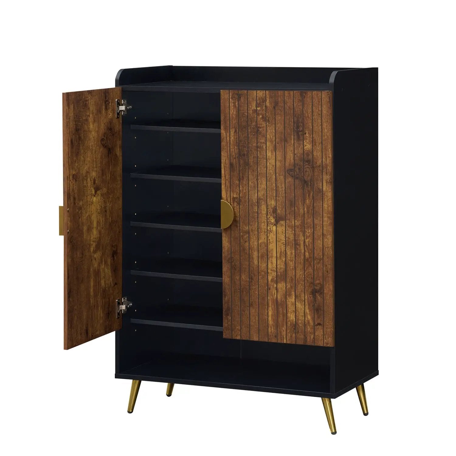 7-Tier Tall Shoe Storage Cabinet with Adjustable Shelves by DirectDeals