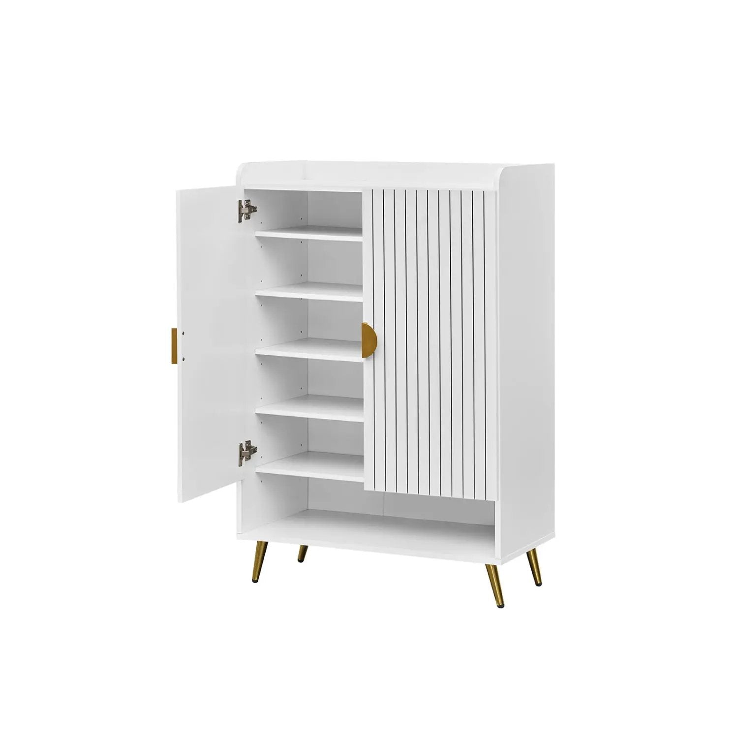 7-Tier Tall Shoe Storage Cabinet with Adjustable Shelves by DirectDeals