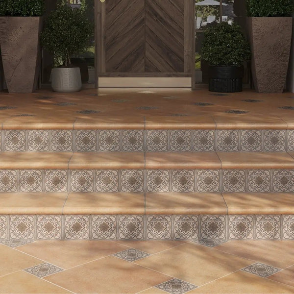 Taupe-blue Terracotta 6x6 Matte Square Porcelain Tile (19 pack, 4.65 sq ft/case)
