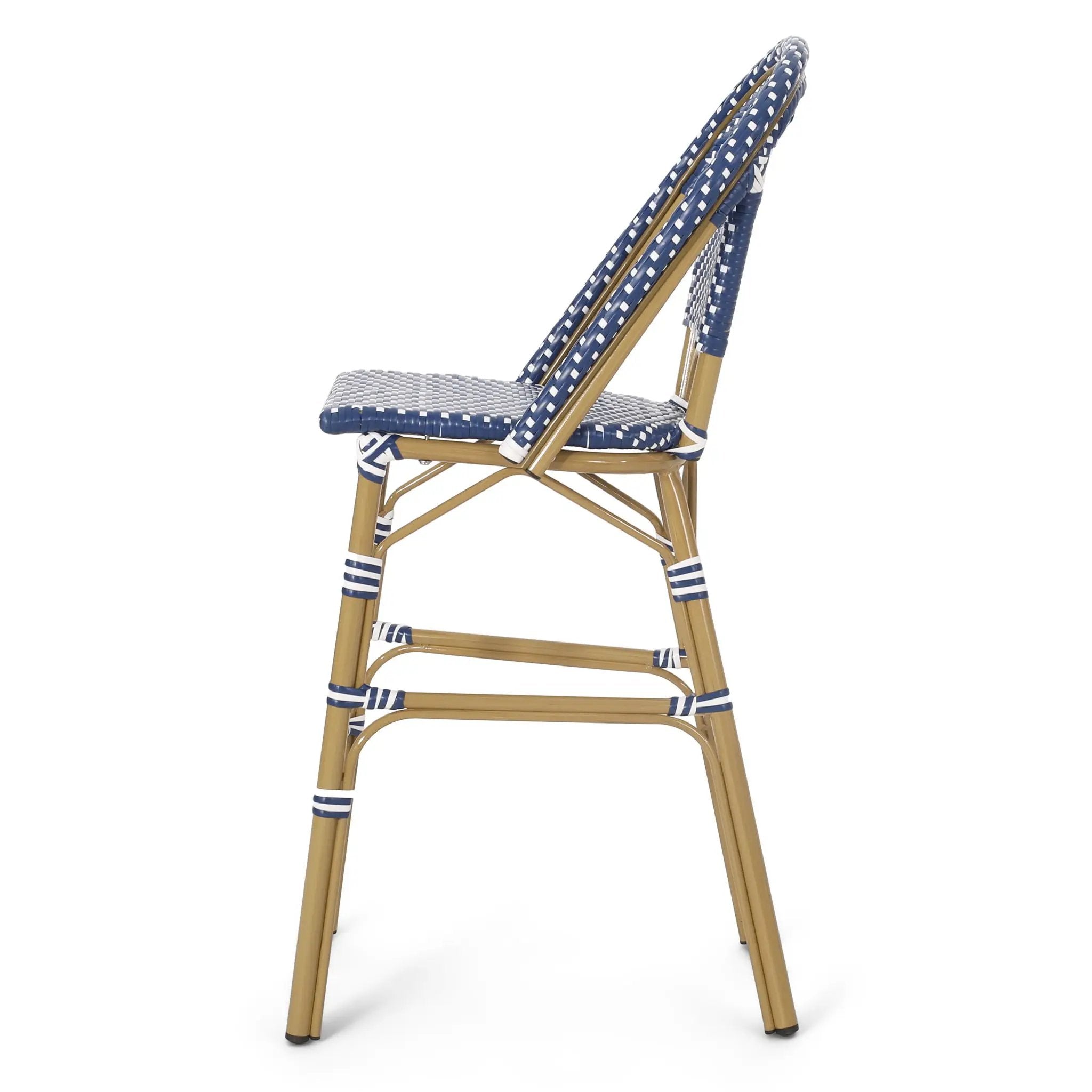 Outdoor PE Rattan French Barstool Set by HouseOfZazla
