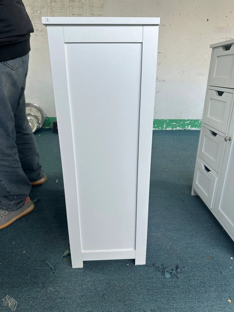 Bathroom Storage Cabinet with 4 Drawers and 1 Door by HouseOfZazla