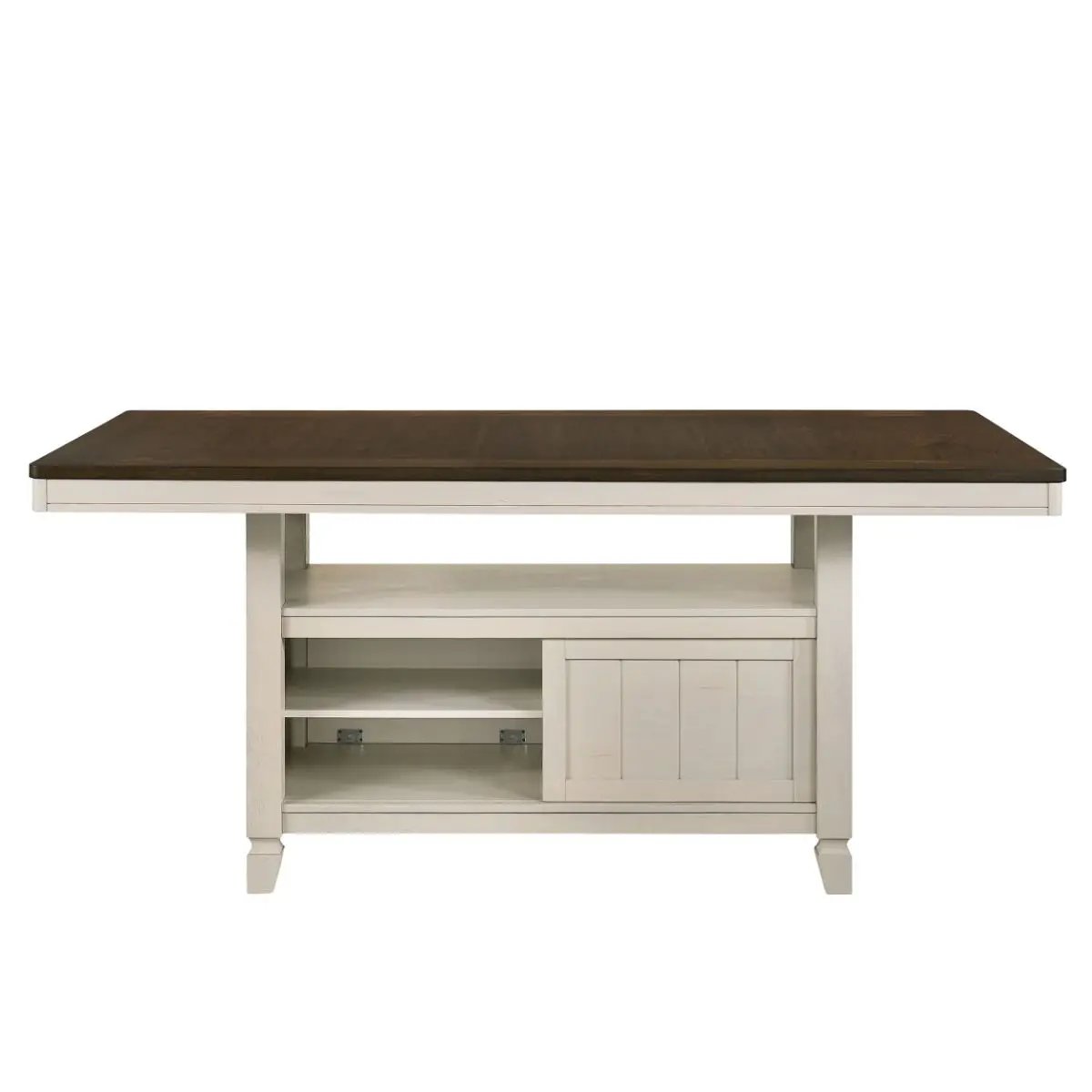 Tasnim - Counter Dining Table - Oak & Antique White by Unique Piece Furniture