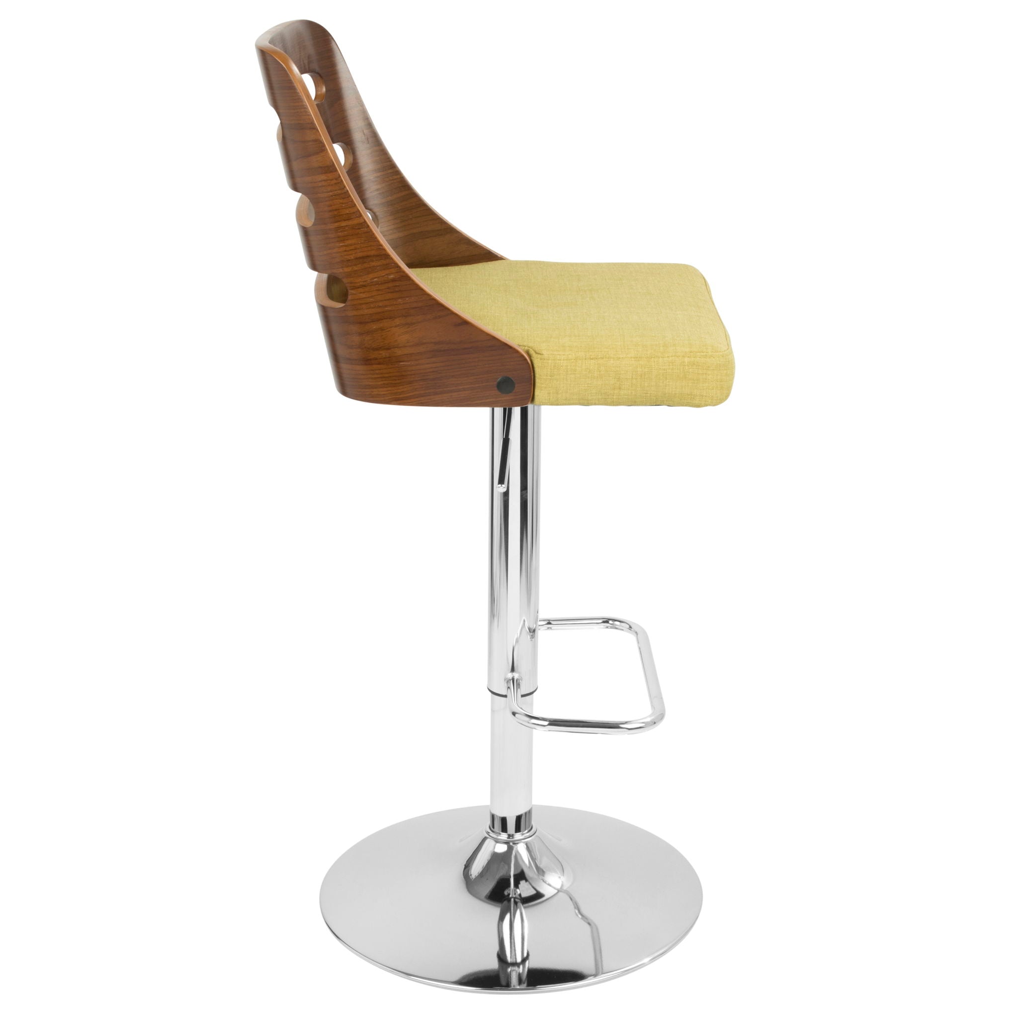 Trevi - Mid Century Modern Adjustable Barstool With Swivel by HouseOfZazla