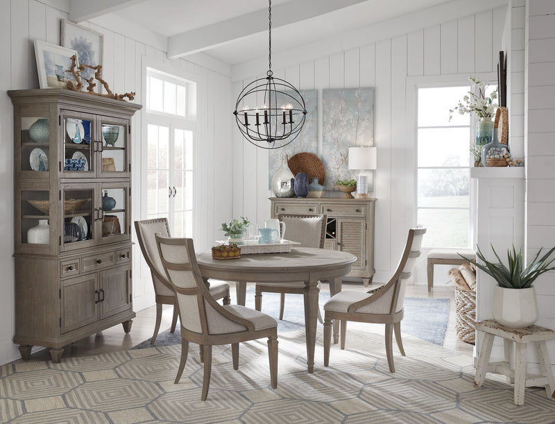 Lancaster - Bench With Upholstered Seat - Dovetail Gray by Unique Piece Furniture
