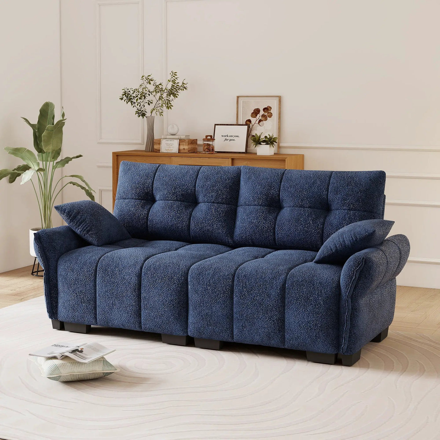 Premium Two-Seater Sofa - Ergonomic Design by HouseOfZazla