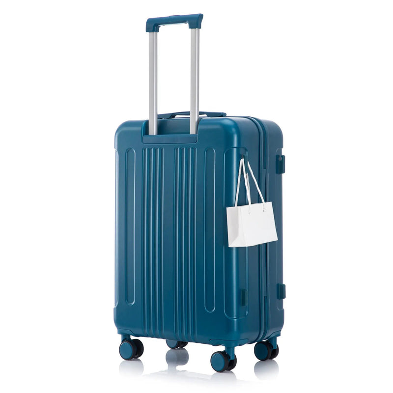 3-Piece ABS Spinner Wheel Luggage Set 20"/24"/28" Dark Blue by HouseOfZazla
