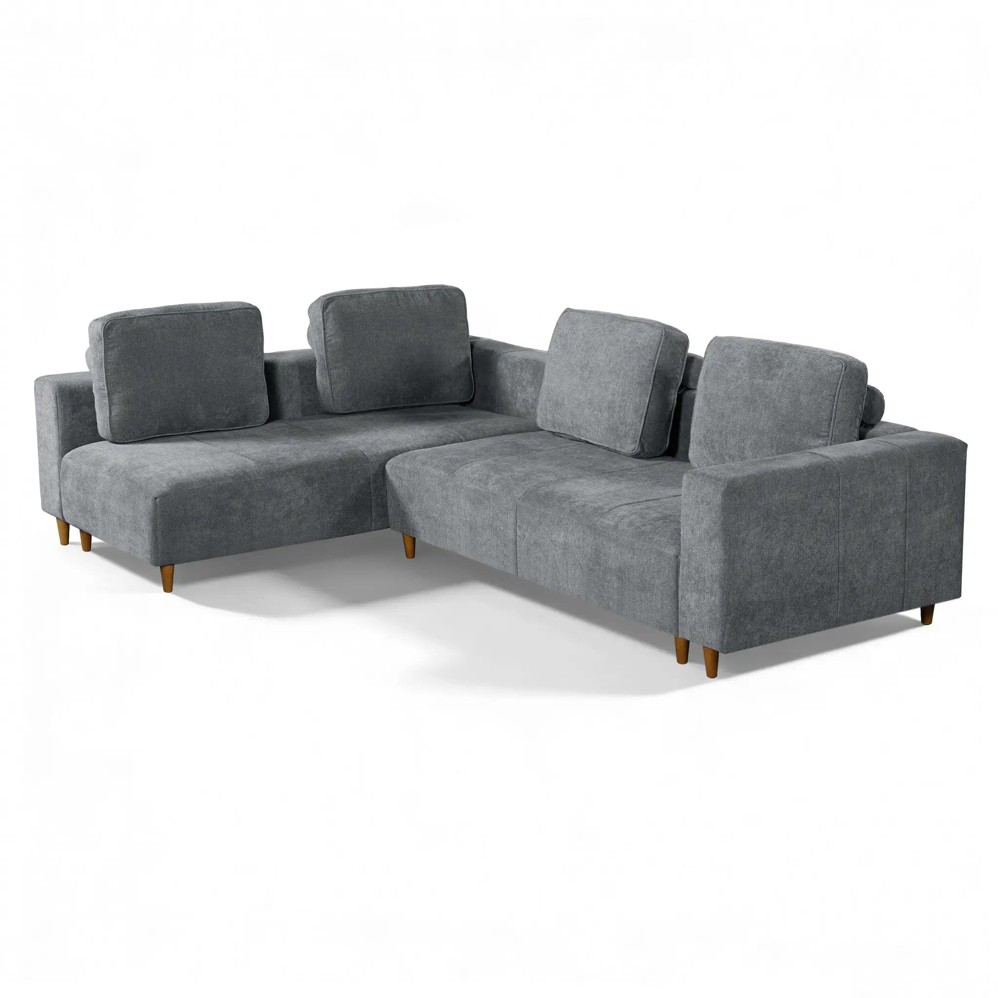 2-Piece 109" L-Shape Convertible Sectional Sofa by HouseOfZazla