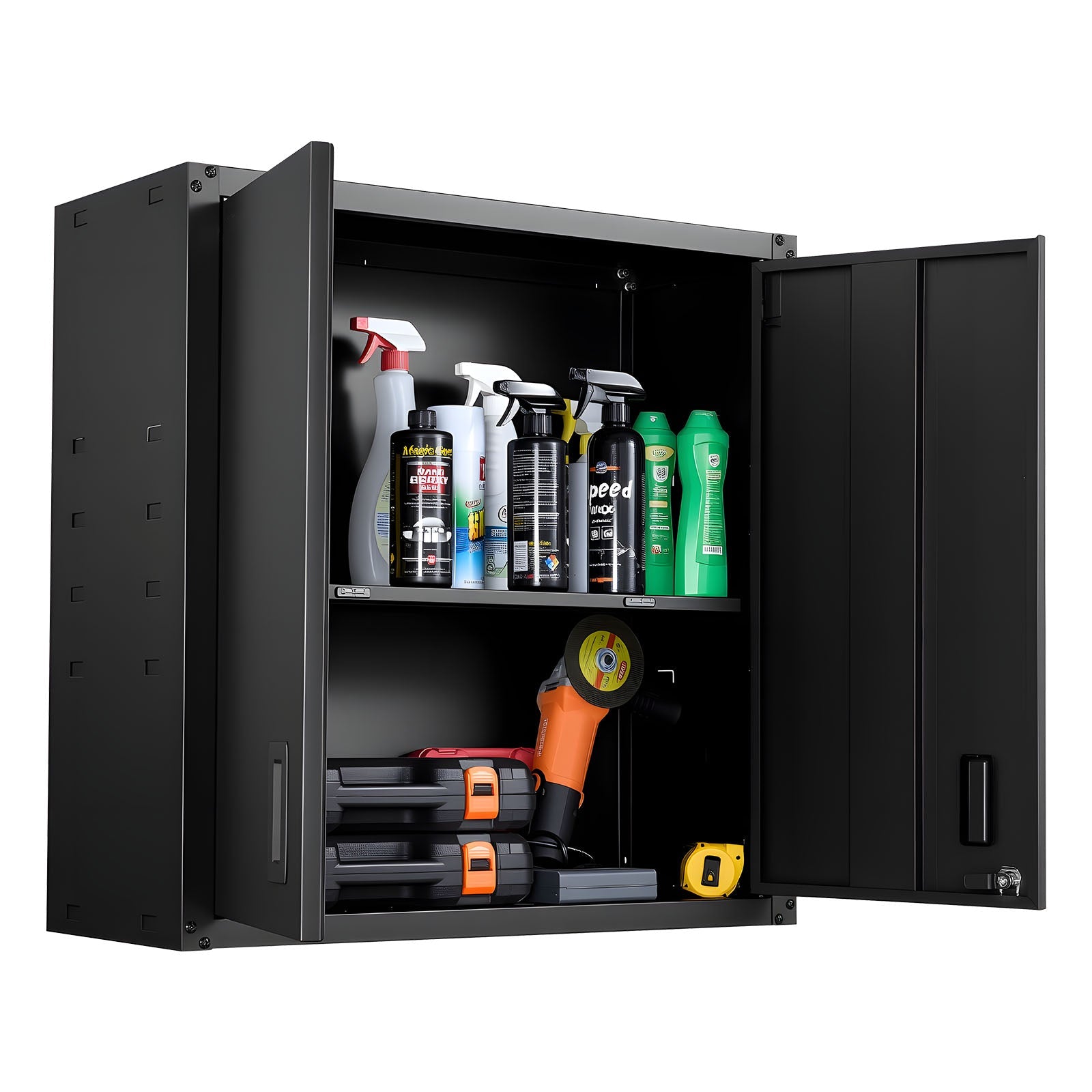 Metal Wall Cabinet 30W x 12.2D x 30H Inch by HouseOfZazla