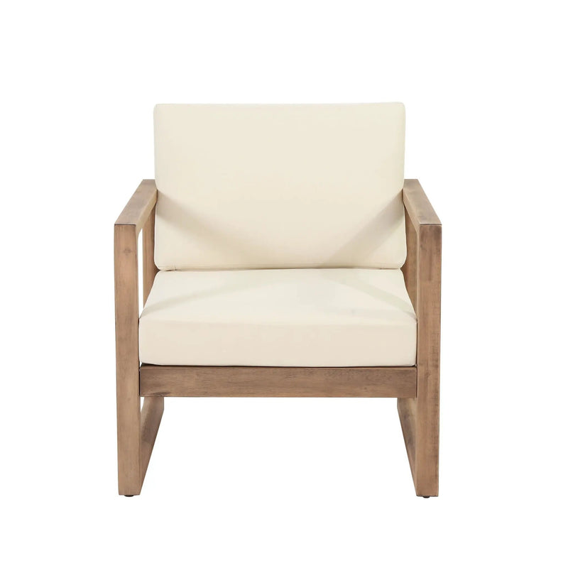 Outdoor Acacia Wood Patio Club Chair by HouseOfZazla