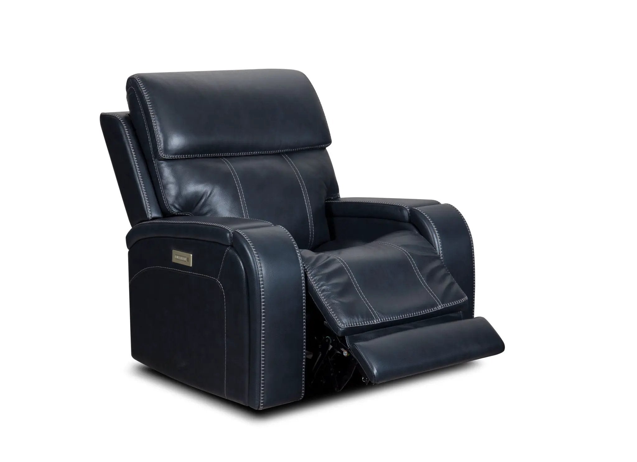 Glenwood - Recliner With Power And Power Headrest And Lumbar (Layflat) by Unique Piece Furniture