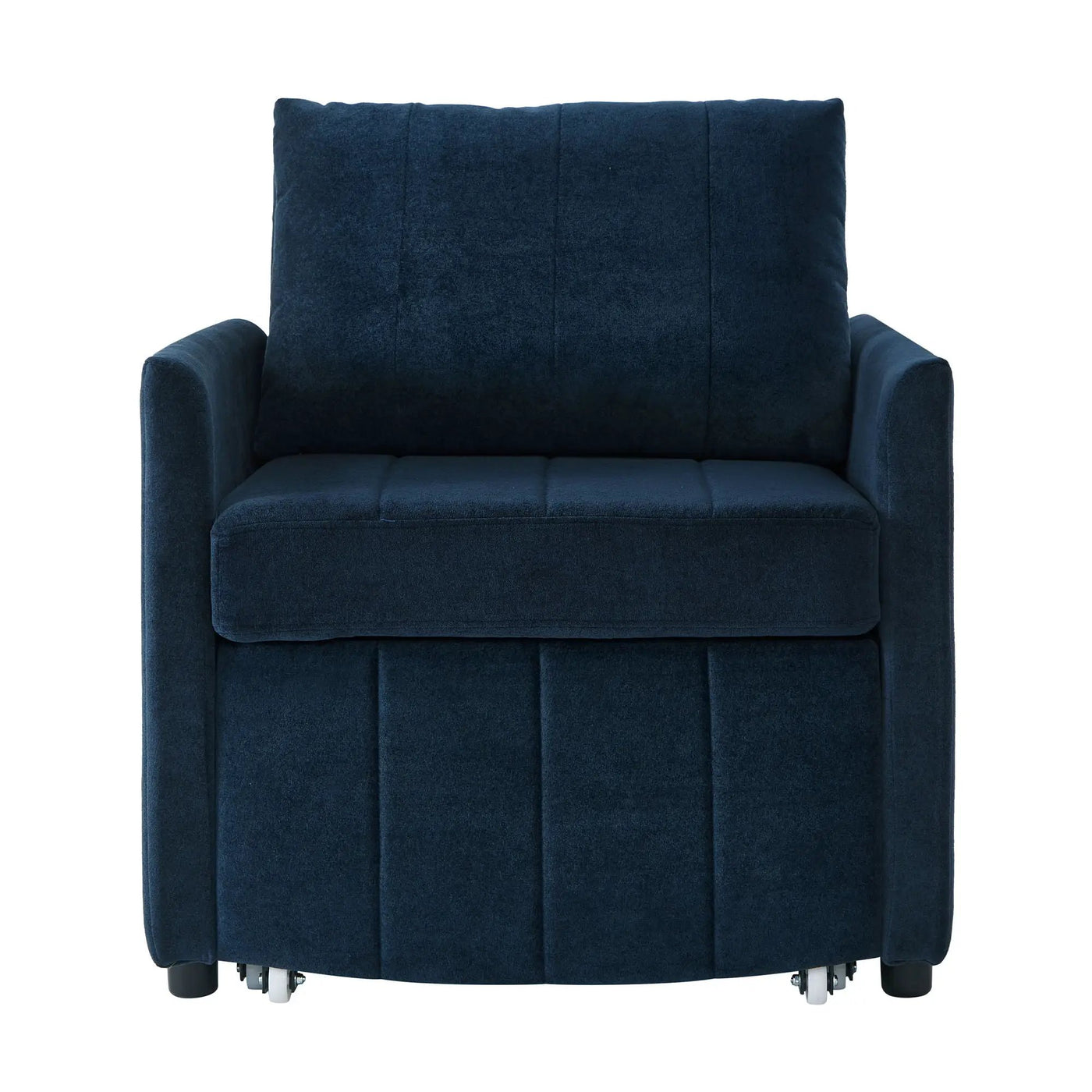 Upholstered Convertible Sleeper Sofa With 5 Position Backrest, Side Pockets, Storage by HouseOfZazla