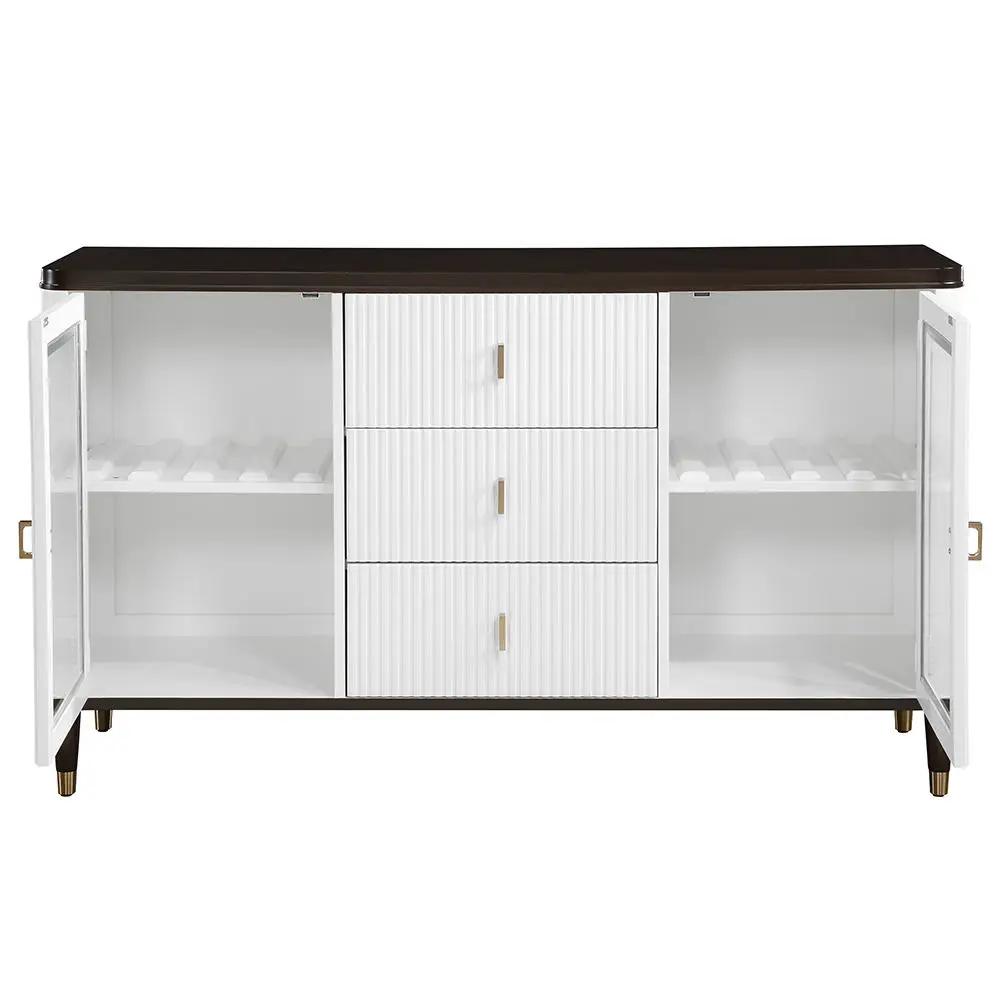 Carena - Server - White & Brown by Unique Piece Furniture